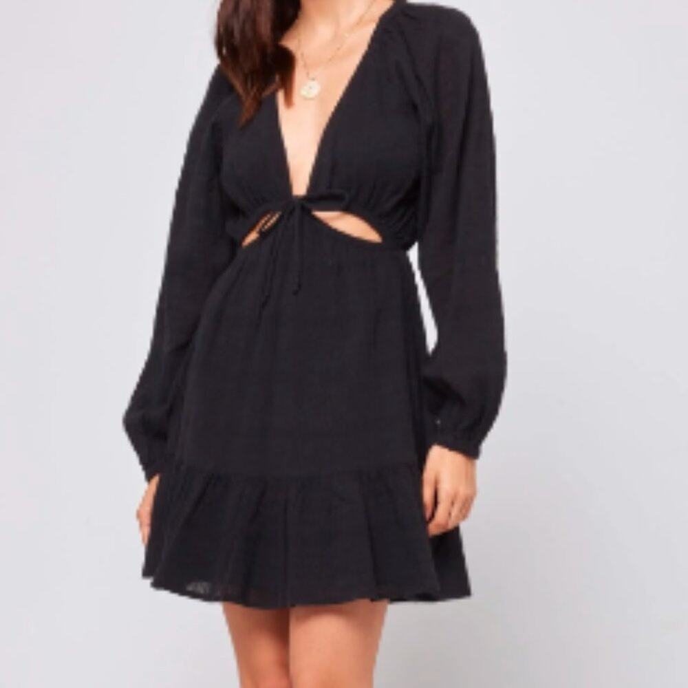 L*Space  Feelin Fine Dress Small